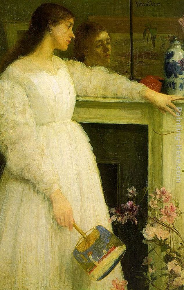 Symphony in White no.2 The Little White Girl painting - James Abbott McNeill Whistler Symphony in White no.2 The Little White Girl art painting